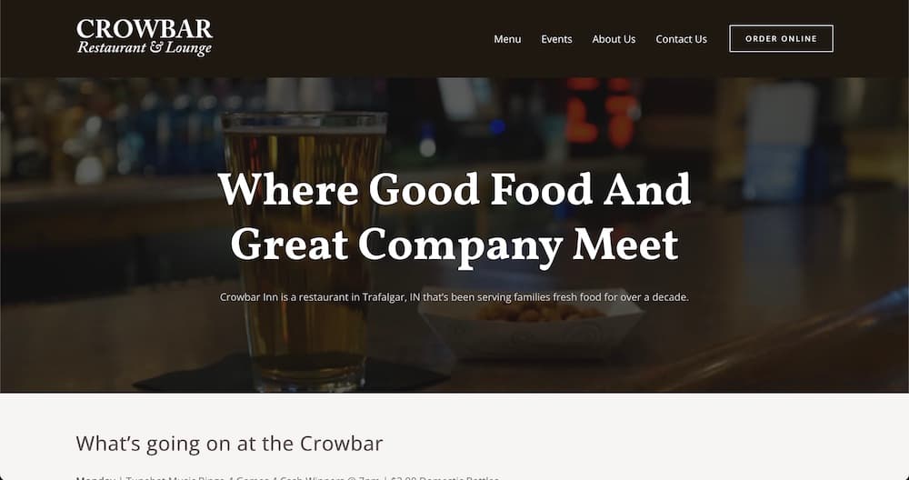 Crowbar Restaurant